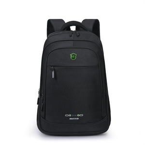 Laptop <b>Backpack</b> Unisex Large Capacity Business Travel <b>With</b> Laptop <b>Compartment</b> Solid Color - Product Image 4
