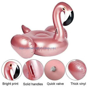 Phao Hồng Hạc, phao Hồng Hạc vàng hồng cho các quý cô trong bể bơi nổi vui trong bữa tiệc mùa hè - Product Image 6
