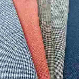 100 процентов льняной ткани в клетку - Product Image 2