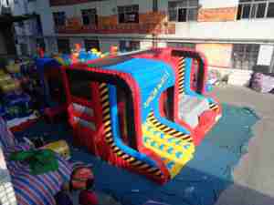 <span class=keywords><strong>Jeux</strong></span> de toboggan d'escalade murale <span class=keywords><strong>Ninja</strong></span> en plein air Sports gonflables Escalade murale Saut gonflable Maison Obstacle Sport <span class=keywords><strong>Jeux</strong></span> gonflables - Product Image 3