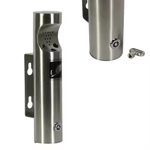 304 di vendita diretta in fabbrica SUS posacenere <span class=keywords><strong>da</strong></span> parete per esterni in acciaio inossidabile posacenere antivento - Product Image 3