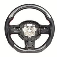 Volant en cuir et carbone forgé sur mesure pour BMW F30 F10 F15 F36 F01 F20 F22 F25 F31 F32 E90 E91 E92 E93 E70 E71 E72 M4 M5 M6