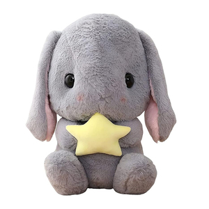 Nuovi Arrivi: Coniglietto di Peluche in Cotone PP Morbido con Carota, Giocattolo Divertente e Carino - Product Image 2