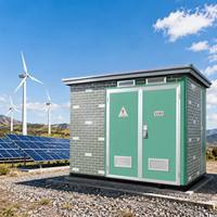 Transformateur de sous-station préfabriqué de type boîtier haute tension 35 kV pour la distribution d'énergie industrielle des centrales solaires
