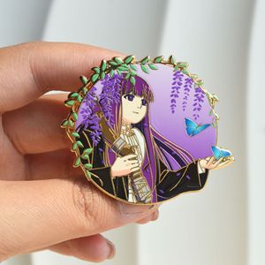 Nouveau design insigne en métal Anime <span class=keywords><strong>Frieren</strong></span> au-delà de la fin du voyage broche - Product Image 2
