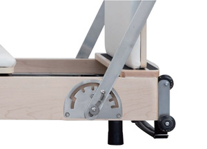 Machine de Pilates Reformer Pliable en Chêne - Équipement de Studio de Pilates Portable avec <span class=keywords><strong>Lit</strong></span> de Base pour la Santé et le Renforcement Corporel - Product Image 5