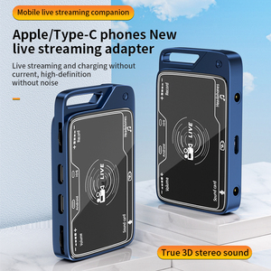 Convertitore di schede audio convertitore in diretta per Apple Android 2 in 1 adattatore di trasmissione Live di tipo C - Product Image 2
