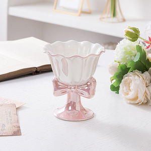Taza de cerámica con diseño de helado y lazo de ensueño, taza bonita de cerámica, tazas de cerámica al por mayor - Product Image 4