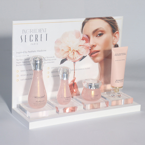 Bán buôn tùy chỉnh Countertop Acrylic vẻ đẹp chăm sóc da sản phẩm Rack hiển thị mỹ phẩm Nước hoa trang điểm hiển thị đứng - Product Image 4