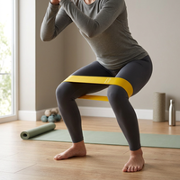 Ensemble de bandes de résistance en latex naturel antidérapantes et écologiques, bandes d'exercice en boucle, bandes de résistance codées par couleur pour la maison, la salle de sport et le yoga