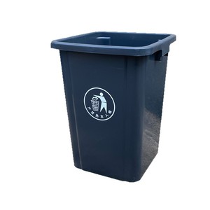 Poubelle carrée de 80L, grande capacité, ouverture supérieure, pour cuisine, bureau, maison, atelier, hôtel, utilisation intérieure et extérieure - Product Image 5