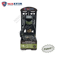 1-1/4 inç x 10 feet web kelepçe dijital camo cırcırlı gerdirme askısı döngü