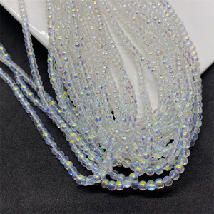 Bola de cristal de ilusión esmerilada de Color de goma blanca de varios tamaños, para collar DIY Luz de luna, accesorios de joyería, materiales hechos a mano - Product Image 5