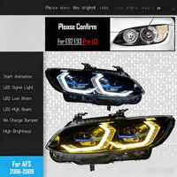 Kit de modification pour phares laser bicolores yeux dorés Série 3 E92/E93 6000K 6000 Lumens 35W