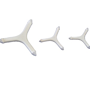 Pièces en céramique industrielles de forme triangulaire, échasses de four en céramique pour la céramique au feu - Product Image 1