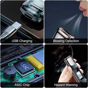 Dispositivo Portátil de Alta Precisión para Pruebas de Alcohol en el Aliento para la Detección de Conducción en Estado de Ebriedad con Prueba Rápida de un Solo Clic - Product Image 3