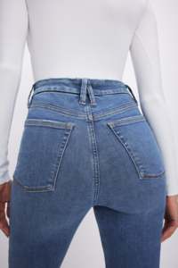 Fabricant de <span class=keywords><strong>jeans</strong></span> taille haute jean skinny bleu Jean évasé <span class=keywords><strong>bootcut</strong></span> fendu à ourlet brut pour femmes