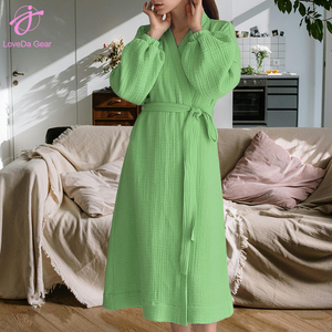 <span class=keywords><strong>Camicia</strong></span> <span class=keywords><strong>da</strong></span> <span class=keywords><strong>Notte</strong></span> Loveda in Puro <span class=keywords><strong>Cotone</strong></span> Traspirante a Maniche Lunghe per Donna, Vendita all'Ingrosso - Product Image 1