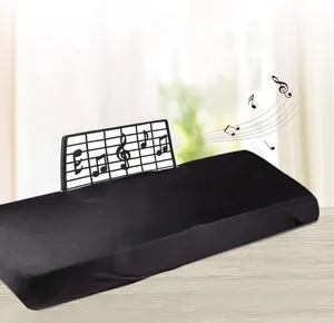 Piano Keyboard Dust Cover with Music Stand Opening