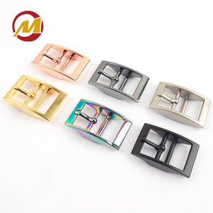 Fashion Belt Buckle Hardware Zinc Alloy Prong Buckles for Pet Collars <b>Backpack</b> Straps Garments and <b>Leather</b> Goods - Product Image 1