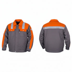 工業用難燃性防水耐水性コットンワークウェアスーツセットユニセックス高視認性安全ワークシャツ - Product Image 3