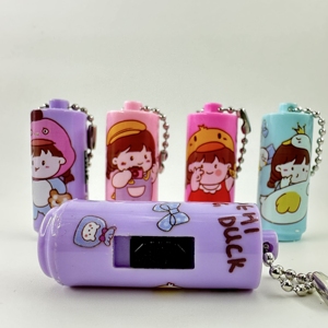 Cá Nhân Tùy Chỉnh Phim Hoạt Hình In <span class=keywords><strong>LED</strong></span> Keychain Vòng <span class=keywords><strong>Mini</strong></span> Đèn Pin Nhựa <span class=keywords><strong>LED</strong></span> Ánh Sáng Keychain - Product Image 3