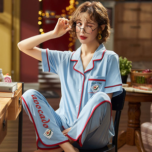 Delle donne maniche corte carino <span class=keywords><strong>pigiama</strong></span> a casa vestiti si adatta alle donne vestiti degli indumenti da notte nuovo fumetto stampato - Product Image 5