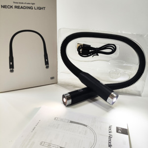 Un incontournable pour la lecture au coucher et en plein air: lampe à chargement rapide de type C, protection des yeux et adaptation à la scène - Product Image 1