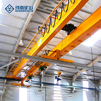 Grue à double poutre de type palan général, marque n°1 en Chine, pour mines du Henan, montée sur rails de déplacement et poutre de piste