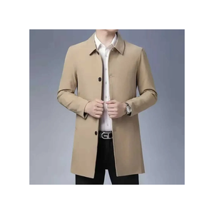 Chaquetas de Lana 100% para Hombre Steve & James, Estilo Casual de Negocios, Resistentes al Viento y Transpirables, OEM - Product Image 1