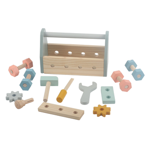 Coffret De 28 Outils Pour Enfants – Véritables Outils En Métal – Sac De Rangement Inclus – QeeHeng