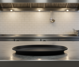 Vassoio Rotondo in Plastica 40 Cm Lavabile in Lavastoviglie Sicuro per Contatto con Alimenti per Uso Domestico in Cucina e a Tavola - Product Image 3