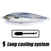 WildTrek Leurre flottant ABS 17cm 89.7g imprimé en 3D, leurre dur pour eaux moyennes, système de lancer longue distance, thon, kingfish, saumon, bar.