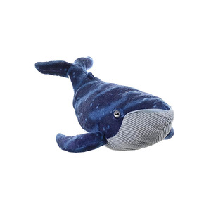 7562 Blue Whale Stuffed Animal Toy Plush Super Soft Squish Harmless Stuffed Whale Ocean Animal Excelente presente para crianças