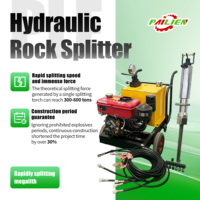 Fendeuse de roche hydraulique 60 MPa, machine à briser le granit et la pierre de carrière avec moteur 4 kW, certifiée CE