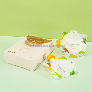 Custom Printed 100ML 150ML 200ML 500ML 1L 2L 5L Juice Spout Bag Food <b>Plastic</b> <b>Packaging</b> Beverage Bag Reusable Refill Liquid Bag - Product Image 3