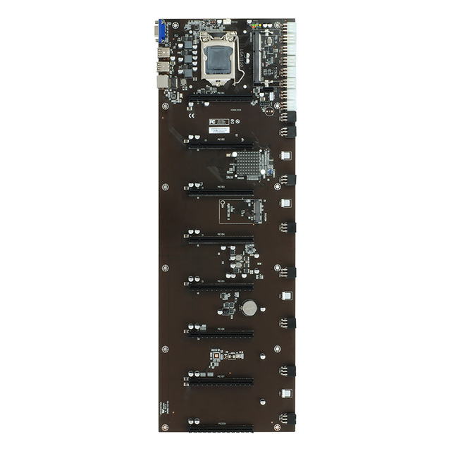 NEW Arrival ITZR 8 GPUs Riserless PCIEx16 Motherboard With B85 Chipset Socket LGA1150 Support DDR3 Memory