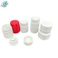Bouteille en plastique PP anti-humidité avec couvercle CRC et bouchon PE, récipient déshydratant à vis, sérigraphie, pour médicaments liquides, MOQ 50 pièces