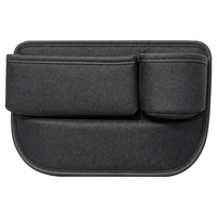Pengisi Celah Samping Jok Mobil Universal Premium 600D Polyester Oxford Fabric, Kotak Penyimpanan Celah Jok Mobil 600d dengan Tempat Cangkir