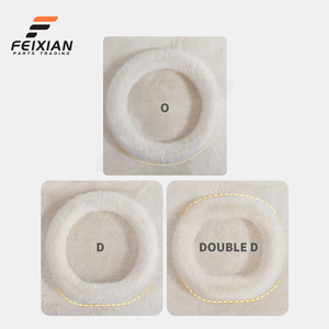 Housse <span class=keywords><strong>de</strong></span> volant universelle en peluche noire moelleuse et chaude pour l'hiver, 3 branches, pour hommes et femmes, accessoires <span class=keywords><strong>de</strong></span> voiture FEIXIAN - Product Image 6