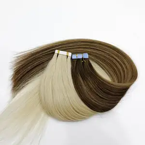 Бесшовная лента из натуральных волос
