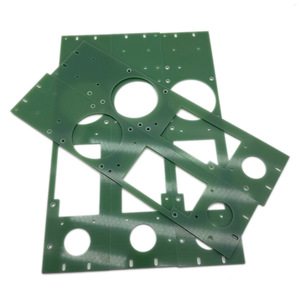 Panneau en fibre de verre époxy vert sans halogène sur mesure, haute rigidité, support d'isolation pour pièces mécaniques de transformateur - Product Image 1