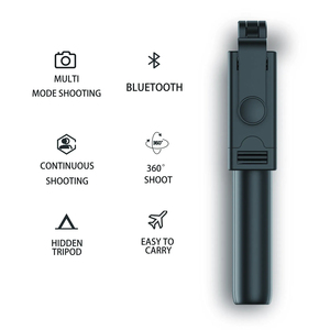 Nouveau <span class=keywords><strong>pas</strong></span> <span class=keywords><strong>cher</strong></span> 101cm de Long Mini trépied support obturateur à distance pliable support pour téléphone portable diffusion en direct trépied Selfie Stick - Product Image 2