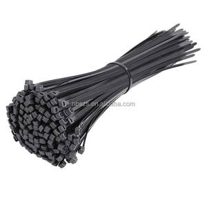 أربطة كابلات من النايلون الأسود ذاتية القفل مقاسات 4+6+8+10+12 بوصة، أربطة بلاستيكية بسحاب للكابلات بعرض 0.16 بوصة باللون الأسود - Product Image 3