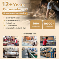 Fournitures de bureau d'affaires exécutif stylo en bois promotionnel écologique coffret cadeau impression de logo personnalisé stylo à bille en bois