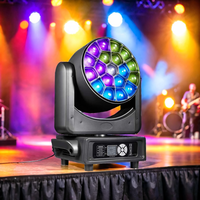 Projecteur LED Wash à tête mobile CL1940Z 19x40W RGBW 4-en-1 Zoom 3-50 °   Contrôle des pixels DMX512 pour l'éclairage de scène