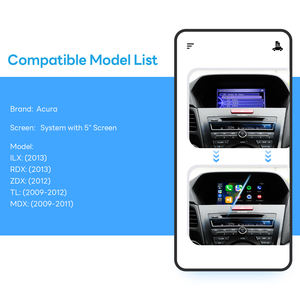 Kit de rétrofit CarPlay sans fil et Android Auto spécial pour Acura à écran unique ILX RDX ZDX TL MDX <span class=keywords><strong>avec</strong></span> écran de 5 pouces - Product Image 3