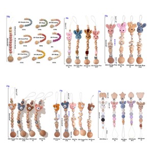 คลิปหนีบจุกนมหลอกซิลิโคนแบบเคี้ยวได้ ผลิตจากโรงงาน  สายคล้องจุกนมหลอกซิลิโคนสำหรับเด็ก - Product Image 2