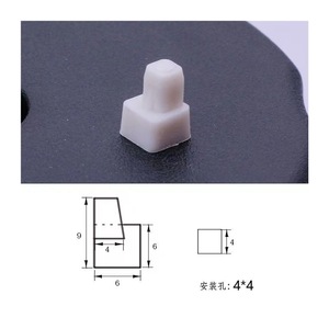 Clips de fixation en plastique pour portes en verre, matériel de montage pour armoire de rangement, utilisation au bureau, installation facile, design minimaliste - Product Image 5