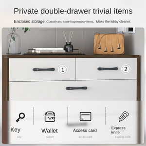 אולטרה-דק ארון נעליים מודרני קיבולת גדולה מתלה פשוטה מתכת עבור דירות קטנות להעיף עיצוב אחסון יוקרתי אור - Product Image 3